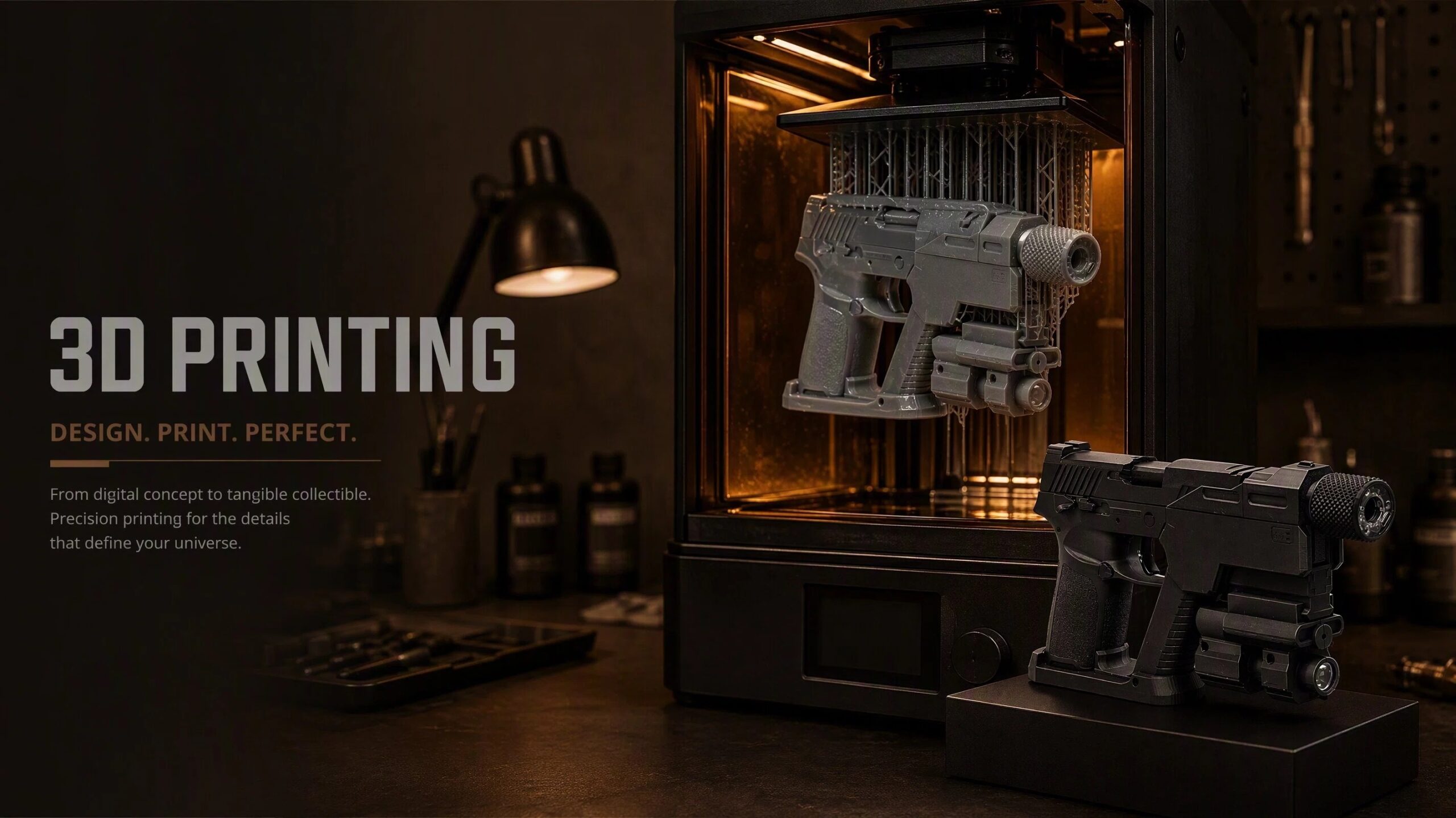 Precision 3D printing process