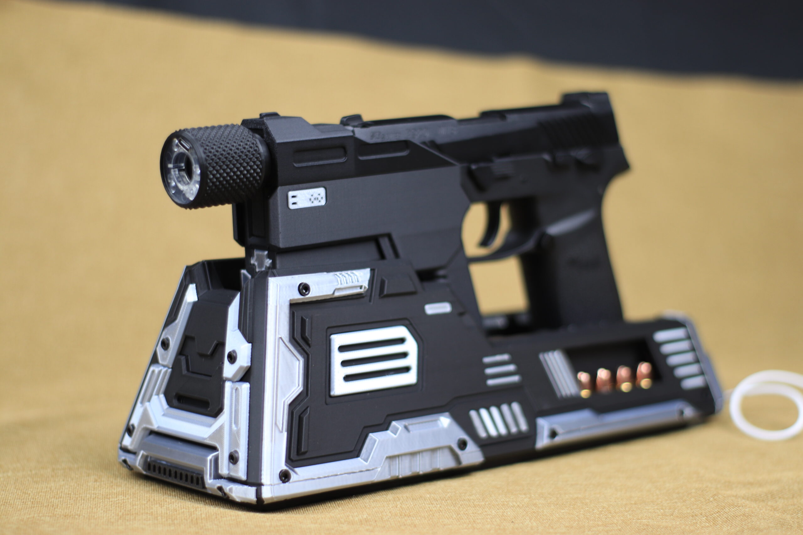 Helldivers 2 SEAF P-2 Peacemaker — 3D Printed 1:1 Airsoft BB Weathered Replica Prop, Full Metal Internals, Collector's Edition - Image 7