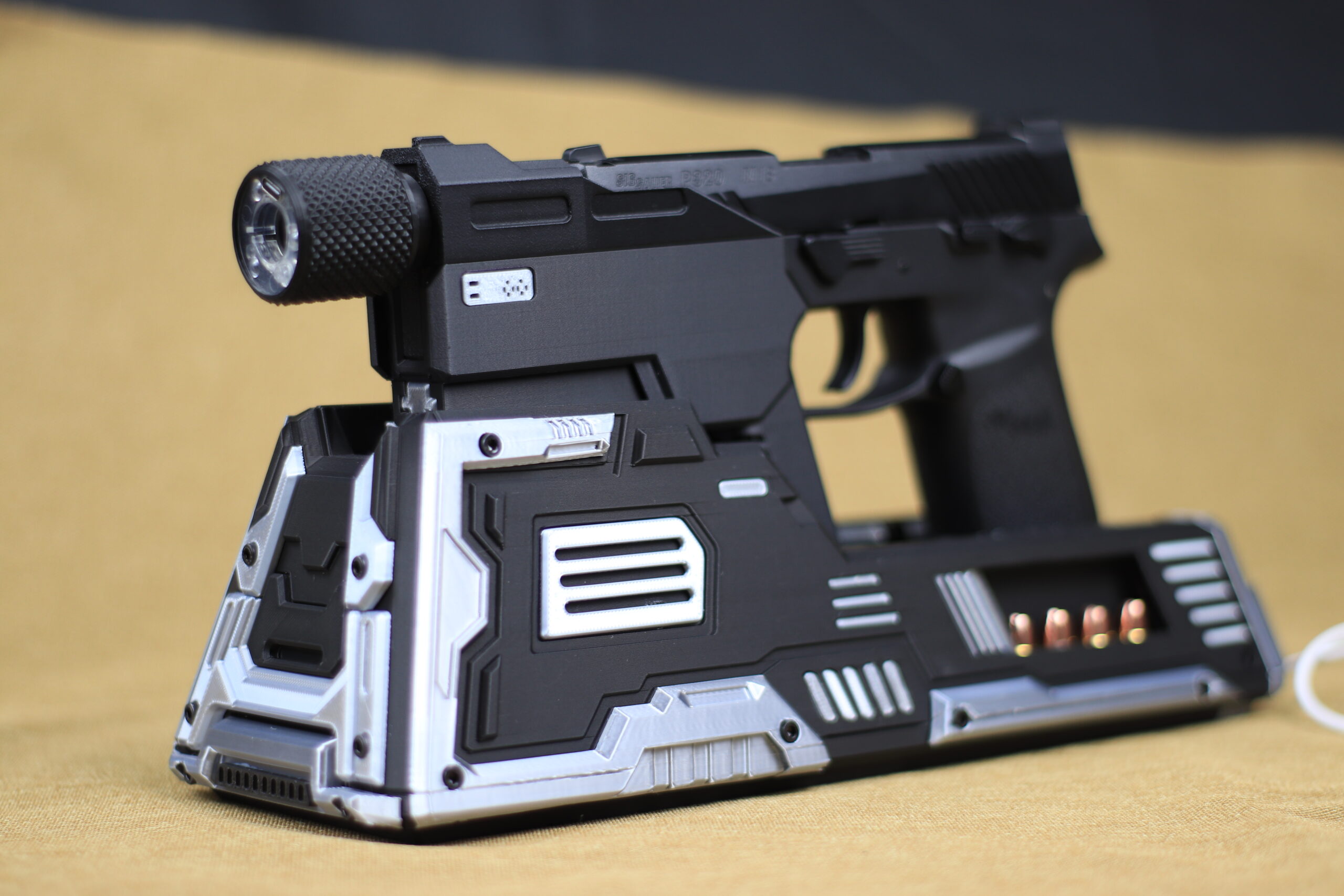 Helldivers 2 SEAF P-2 Peacemaker — 3D Printed 1:1 Airsoft BB Weathered Replica Prop, Full Metal Internals, Collector's Edition - Image 3