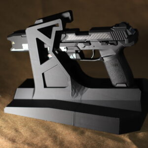 Titanfall 2 Smart Pistol — 3D Printed Airsoft BB Weathered Collector's Replica Prop, P320/M17 Build, Electronic Firing Mechanism, Cosplay & Display Ready