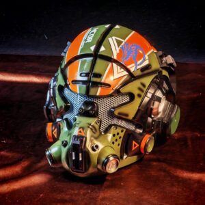 Titanfall 2 Jack Cooper Pilot Helmet – Life-Size Wearable Replica, Cosplay Helmet, Collectible Gaming Display Prop for Fans