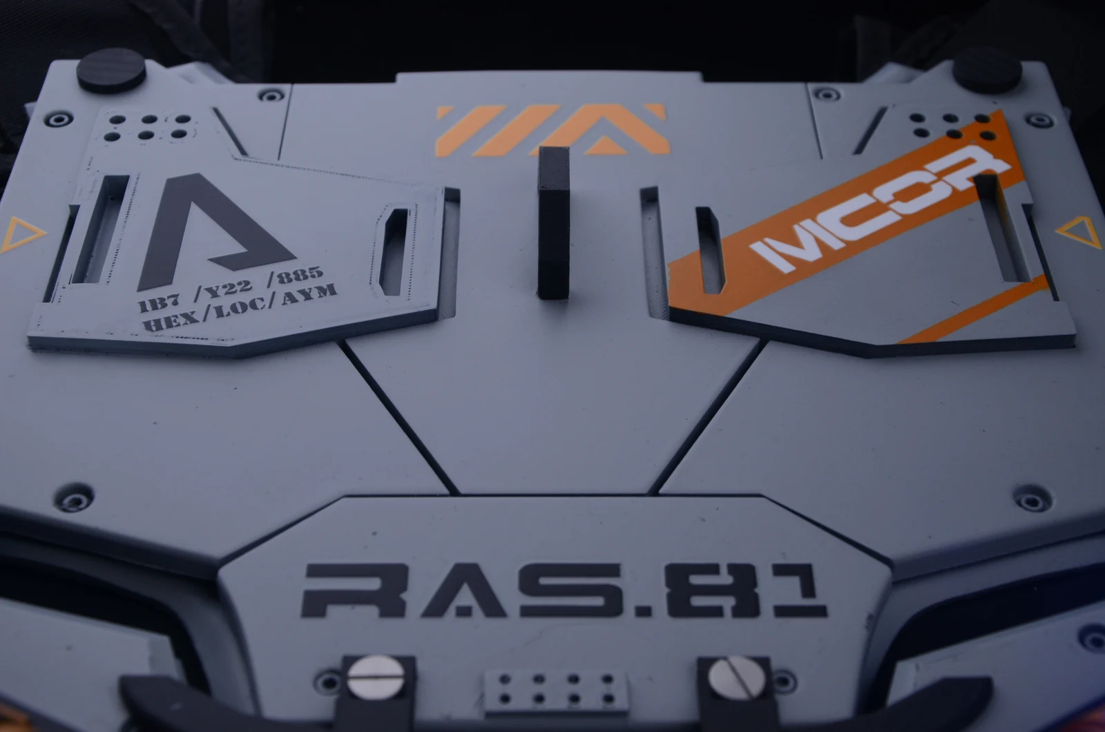 Close-up of the Titanfall pilot jump kit